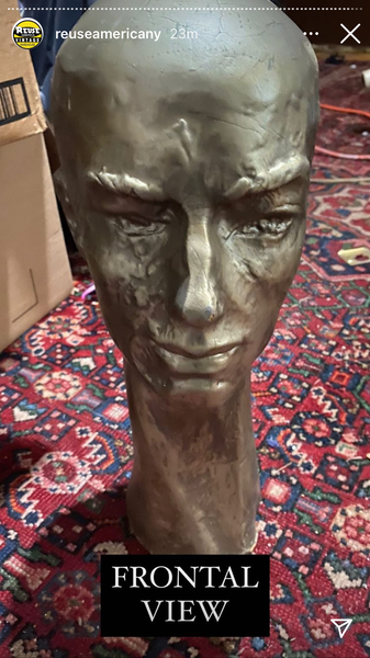 Rare Cast Male Head - Collectible