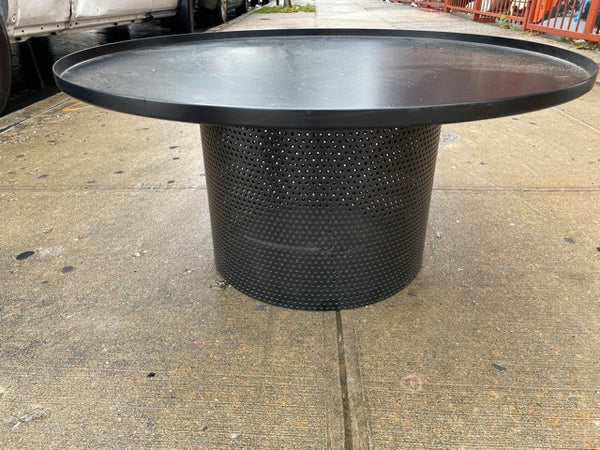 Round Perforated Article Coffee Table