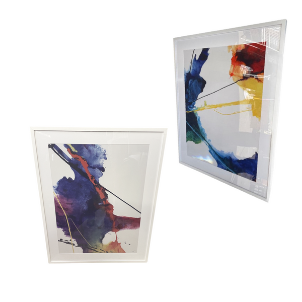 Sydney Edmunds Abstract Framed Artwork Prints (2 Available Priced Individually)