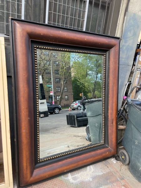 Huge Floor Length Large Framed Faux Leather Mirror