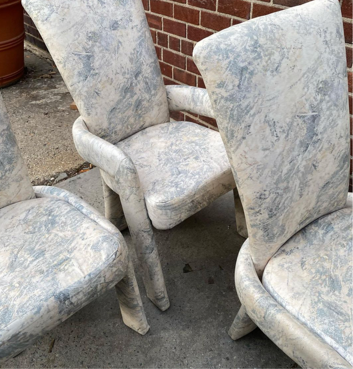 Parsons Sculpture Chairs 1980s