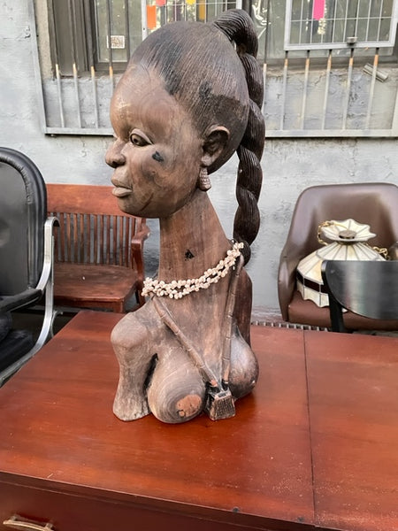 Hand Carved African Sculpture
