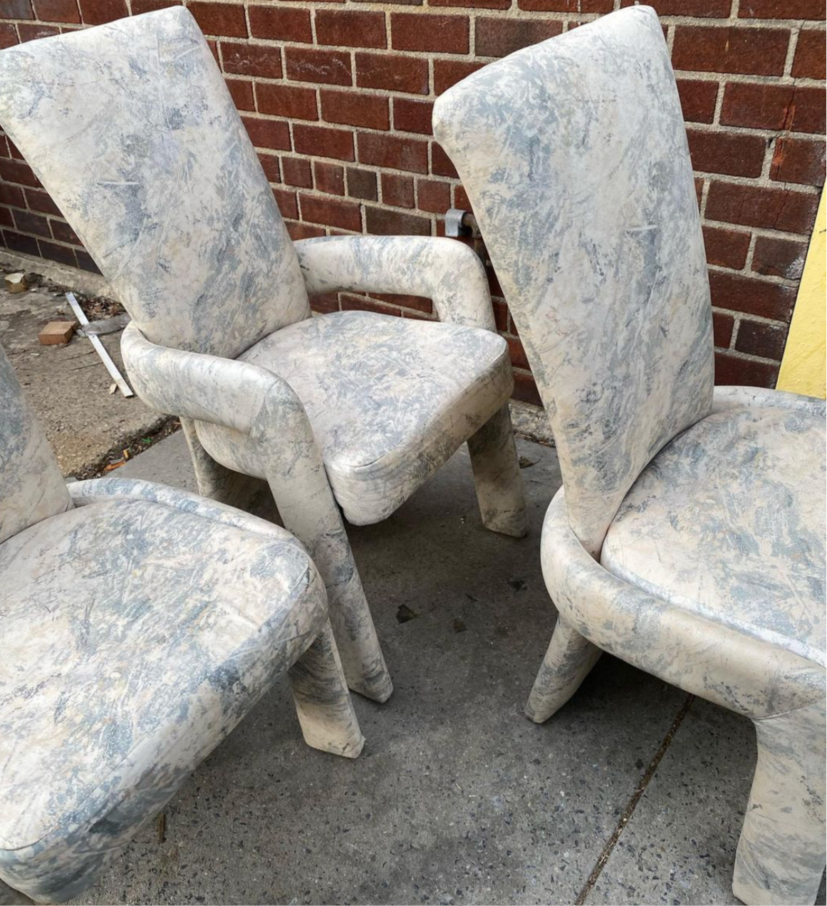 Parsons Sculpture Chairs 1980s