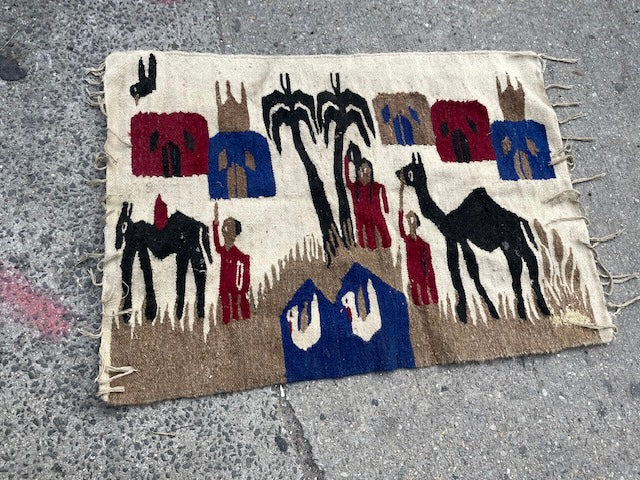 Handmade rug 45x33"