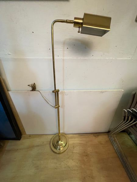 Brass Adjustable Floor Lamp (Pair Available Priced Individually)